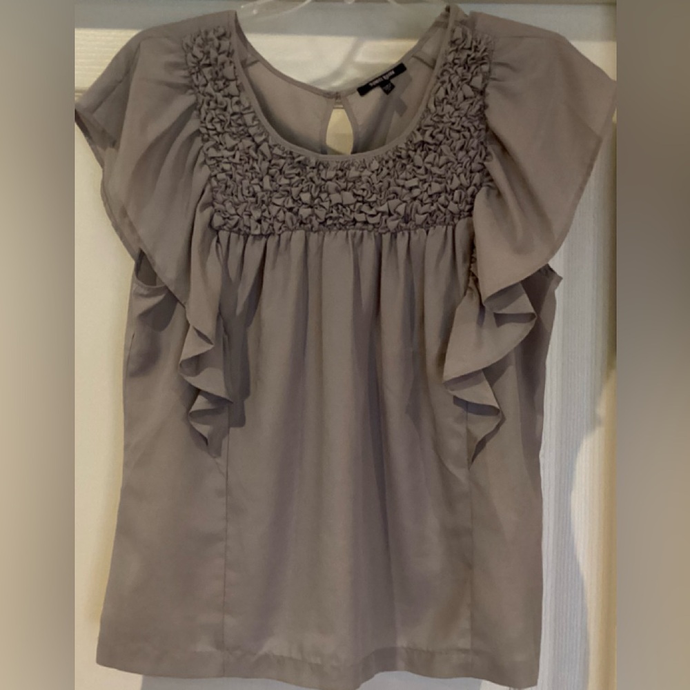 DANIEL RAINN Puff Sleeve Ruched Top- XL